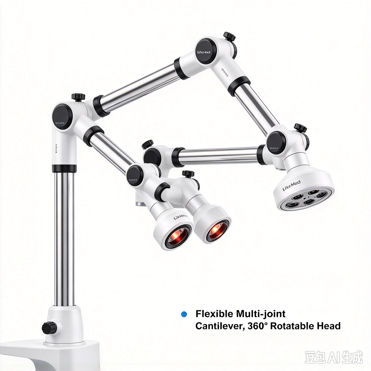 LikeMed LA‑JLY‑03 3‑Channel Smokeless Infrared Suspended Moxibustion Therapy Device TCM Physiotherapy Machine for Hospital Rehabilitation Clinic