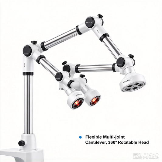 LikeMed LA‑JLY‑03 3‑Channel Smokeless Infrared Suspended Moxibustion Therapy Device TCM Physiotherapy Machine for Hospital Rehabilitation Clinic