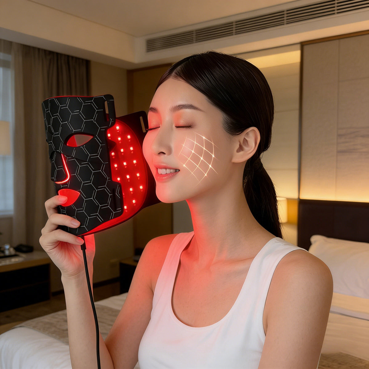 7-Color Silicone LED Light Therapy Face Mask