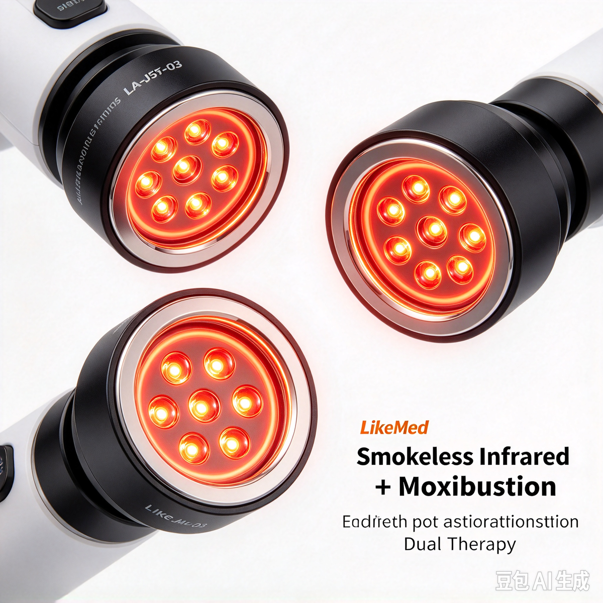 LikeMed LA‑JLY‑03 3‑Channel Smokeless Infrared Suspended Moxibustion Therapy Device TCM Physiotherapy Machine for Hospital Rehabilitation Clinic