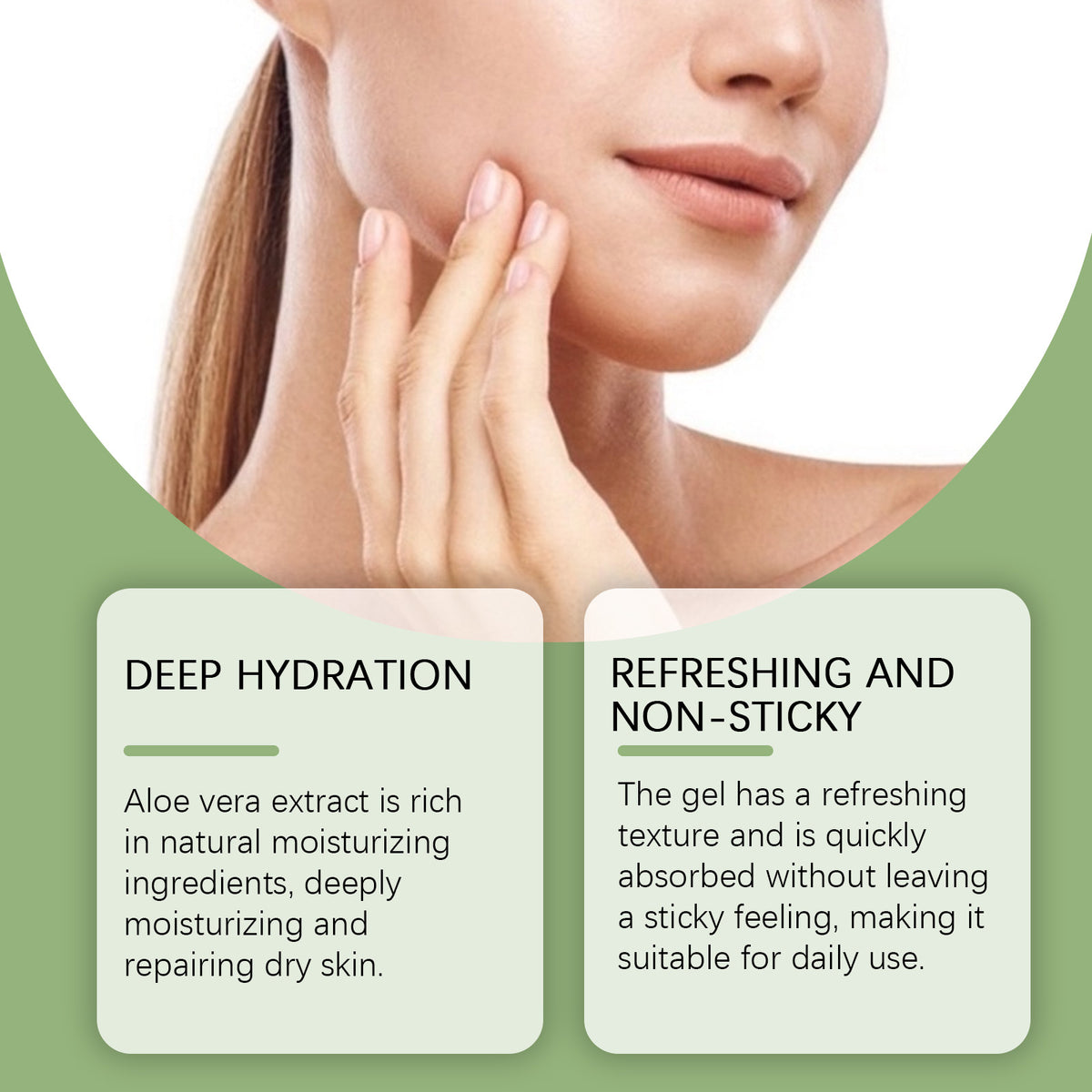 Hydrating Aloe Vera Conductive Gel 100ml product presentation