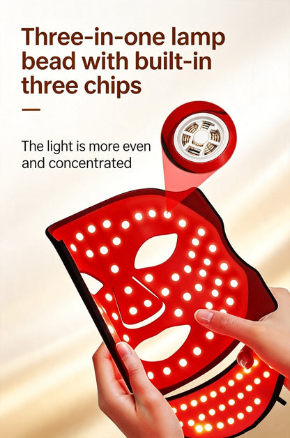 Eyecobeauty LED Photon Red Light Therapy Facial Mask